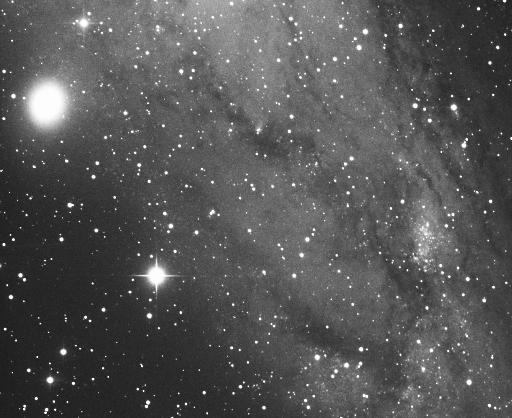 [M32/M31/NGC 206, higher-res magnification, M. Germano]