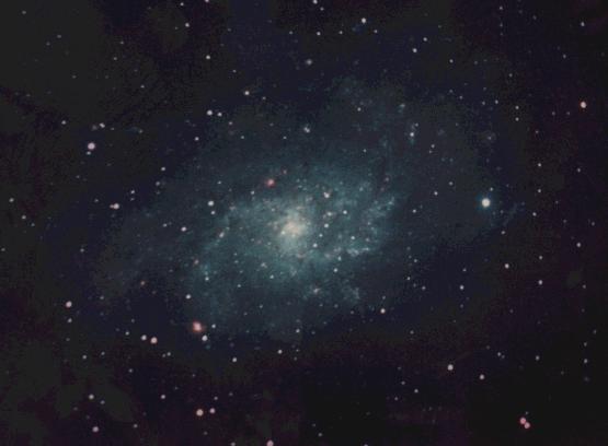 [M33 in color]